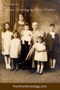 Serafini family in Brooklyn, 1928.
