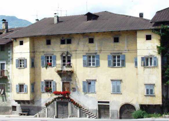 Casa Ziller (now Casa Giuliani) in Sanzeno, Trentino. Photo courtesy of Dr Ferdinando Ziller.